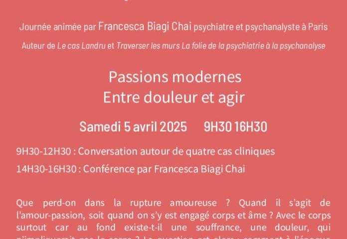 Les rendez-vous du Collège clinique - Conversation clinique sur les séparations douloureuses 